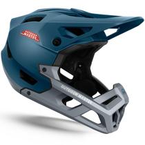 Capacete de mountain bike OutdoorMaster Grizzly Azure Blue Large