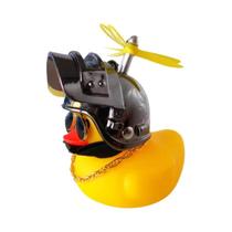 Capacete De Pato De Borracha Amarelo Decoração Interior De Carro Acessórios De Motor Automotivo