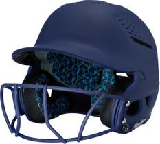 Capacete de rebatida para softball Rawlings RX2 Series Senior azul-marinho Capacete de rebatida para softball Rawlings RX2 Series Senior azul-marinho