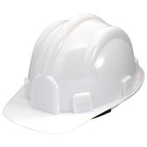 Capacete de Segurança Branco com Carneira - PRO SAFETY