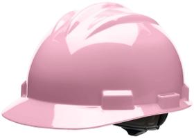 Capacete de segurança Bullard S61 com 3 nervuras, rosa claro Capacete de segurança Bullard S61 com 3 nervuras, rosa claro