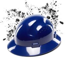 Capacete de Segurança COOLJOB Full Brim em HDPE Azul Capacete de Segurança COOLJOB Full Brim em HDPE Azul