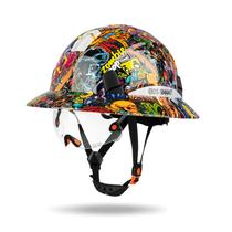 Capacete de segurança DS-SMAAT de aba cheia com viseira, capacete de segurança ANSI Z89.1 Capacete de segurança DS-SMAAT de aba cheia com viseira, capacete de segurança ANSI Z89.1