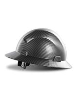 Capacete de segurança Hard Hat LANON Full Brim FRP cinza carvão
