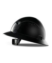 Capacete de segurança Hard Hat PACIFIC PPE Full Brim HDPE preto