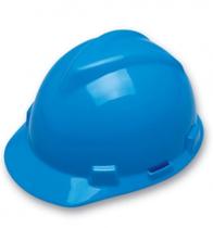 Capacete de segurança MSA azul engenheiro técnico de segurança construção civil