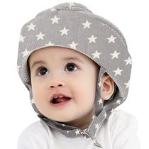 Capacete de segurança para bebês Ocanoiy, ajustável, cinza, estrela Capacete de segurança para bebês Ocanoiy, ajustável, cinza, estrela