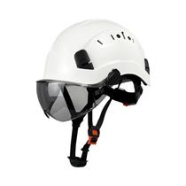 Capacete De Segurança Para Construção Certificado ANSI CE Com Visor E Óculos De Proteção, Capacete Capacete De Segurança Para Construção Certificado ANSI CE Com Visor E Óculos De Proteção, Capacete