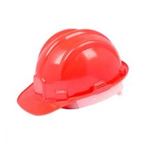 Capacete De Seguranca Plastcor Vermelho