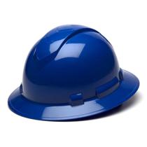 Capacete de segurança Texas America Safety Ridgeline com aba total, 6 pontos, azul Capacete de segurança Texas America Safety Ridgeline com aba total, 6 pontos, azul
