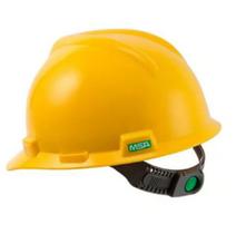 Capacete De Segurança V-Gard Push Key Completo Amarelo CA 498 EPI - MSA