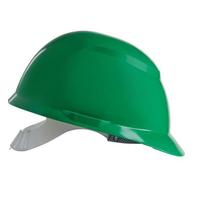 Capacete de seguranca verde p/ trabalho (com jugular)
