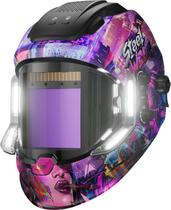 Capacete de soldagem ANDELI MONERCP-LED-PRO com 4 luzes LED Capacete de soldagem ANDELI MONERCP-LED-PRO com 4 luzes LED