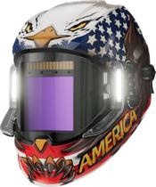 Capacete de soldagem ANDELI Panoramic View Auto Darkening w/ Light