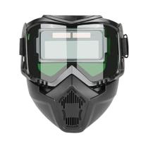 Capacete De Soldagem Com Escurecimento Automático E Protetor Removível Para Soldagem E Reparo