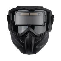 Capacete De Soldagem Com Escurecimento Automático Protetor Facial Ajustável Óculos De Soldador