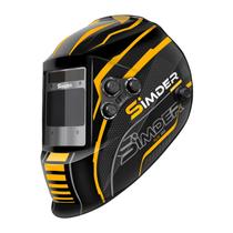 Capacete de soldagem SSIMDER Auto Darkening, com capacete de soldagem com escurecimento automático com energia solar, 4 sensores de arco Wide Shade 4/5-9/9-13 para TIG MIG ARC CUT