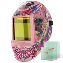 Capacete de soldagem YESWELDER LYG-M800H-PK Auto Darkening 3.93" Capacete de soldagem YESWELDER LYG-M800H-PK Auto Darkening 3.93"