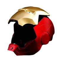 Capacete Do Homem De Ferro Mk Vestível Com Abertura Manual Do Capuz, Luminoso E Braço Deformável,
