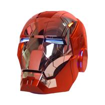 Capacete Do Homem De Ferro Usável Para Adultos Com Controle De Voz E Luzes Nos Olhos Modelo AutoKing