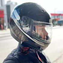 Capacete EBF 7 Carbon Preto Prata Capacete EBF 7 Carbon Preto Prata