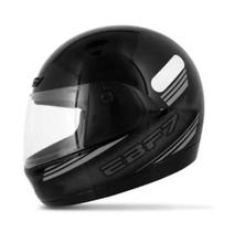 Capacete ebf new carbon preto/prata-60