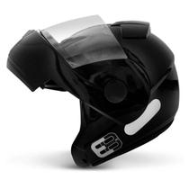 Capacete Ebf New E8 Solid Preto - Escamoteável