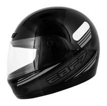 Capacete ebf new ebf7 carbon preto/prata tamanho - 58