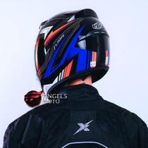 Capacete Ebf New Spark Flash Preto Azul