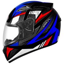 Capacete Ebf New Spark Flash Preto e Azul