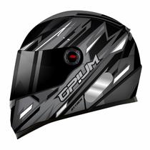 Capacete Ebf Opium Attack Preto e Branco Brilhante Tamanho:58Cor:Preto e Branco Capacete Ebf Opium Attack Preto e Branco Brilhante Tamanho:58Cor:Preto e Branco
