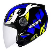 Capacete EBF Spark Jet Dragon Preto Azul 56