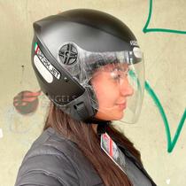 Capacete EBF Spark Jet Solid Preto Fosco Capacete EBF Spark Jet Solid Preto Fosco