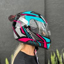 Capacete EBF Spark Spider Preto Tifany