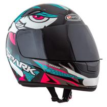 Capacete Ebf Spark Spider Preto Tiffany Mais Viseira Camaleão ou Fumê Capacete Ebf Spark Spider Preto Tiffany Mais Viseira Camaleão ou Fumê