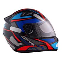 Capacete Ebf Spider Azul