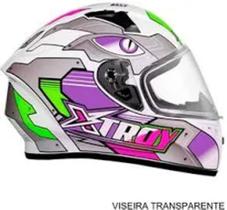 Capacete ebf x troy ff 526 thanos branco 56