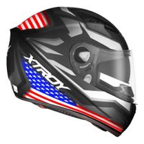 Capacete Ebf X Troy Sv 218 Flag Estados Unidos Tamanho:56