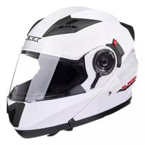Capacete Escamot Gladiator Branco C/ Viseira Solar 62 - Texx
