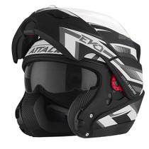 Capacete Escamoteável Attack Evo Articulado Fosco Protork Robocop Feminino Masculino