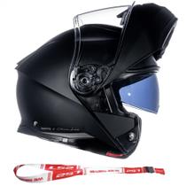 Capacete Escamoteavel Bieffe Bdynamic Óculos Preto Fosco Capacete Escamoteavel Bieffe Bdynamic Óculos Preto Fosco