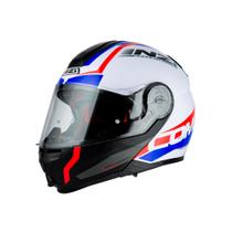 Capacete Escamoteável Combi 2 Shock Branco e Vermelho NZI Tamanho do Capacete:60Cor:Branco Vermelho Capacete Escamoteável Combi 2 Shock Branco e Vermelho NZI Tamanho do Capacete:60Cor:Branco Vermelho