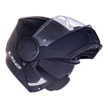 Capacete Escamoteável LS2 Scope FF902 Monocolor Preto Fosco