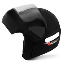 Capacete Escamoteável Pro Tork V-Pro Jet Preto Brilhante