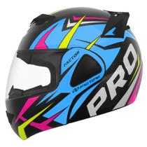 Capacete Escamoteável Robocop Fosco Articulado Feminino Masculino Pro Tork V-pro Jet Factor