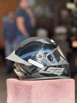 Capacete Esportivo Classico Ls2 Ff358 - Monocolor -S Fechado Moto