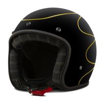 Capacete Etceter Faster Fosco Aberto Moto Custom Café Racer Street Tracker Scrambler