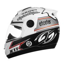 Capacete Etceter Power Brands Fosco Fechado Moto