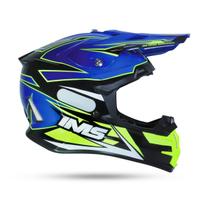 Capacete Evo Ims Azul/Flúor Motocross Trilha Enduro
