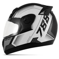 Capacete Evolution 788 G6 Pro Series Tech Branco e Grafite Tamanho 56 Pro Tork - CAP-662GR